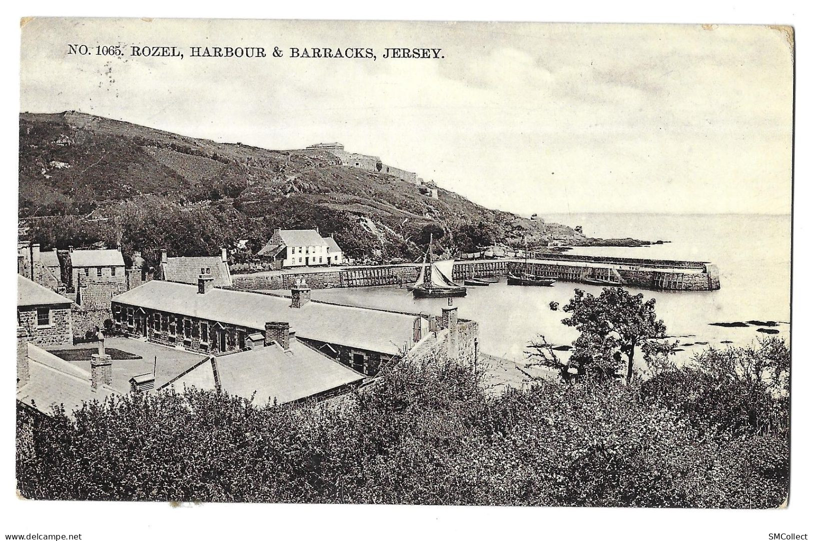 Rozel, Harbour & Barracks, Jersey (9952) - Andere & Zonder Classificatie