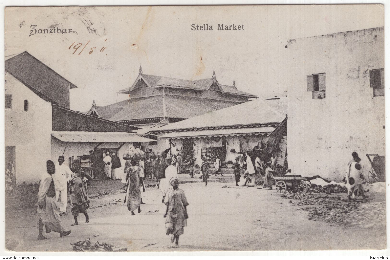 Zanzibar.  Stella Market - (Tanzania) - 1911 - A.R. P. De Lord, Photo Artist, Zanzibar - No. 45 - Tanzanía