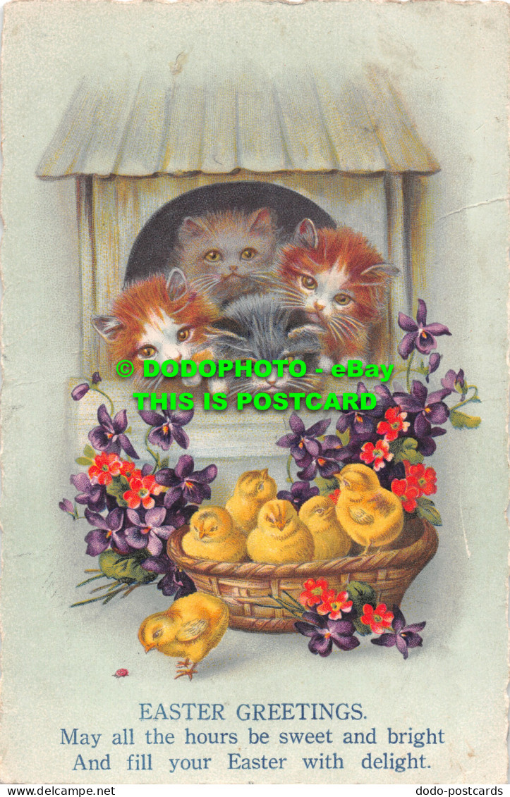 R516382 Easter Greetings. May All The Hours Be Sweet And Bright. And Fill Your E - Wereld