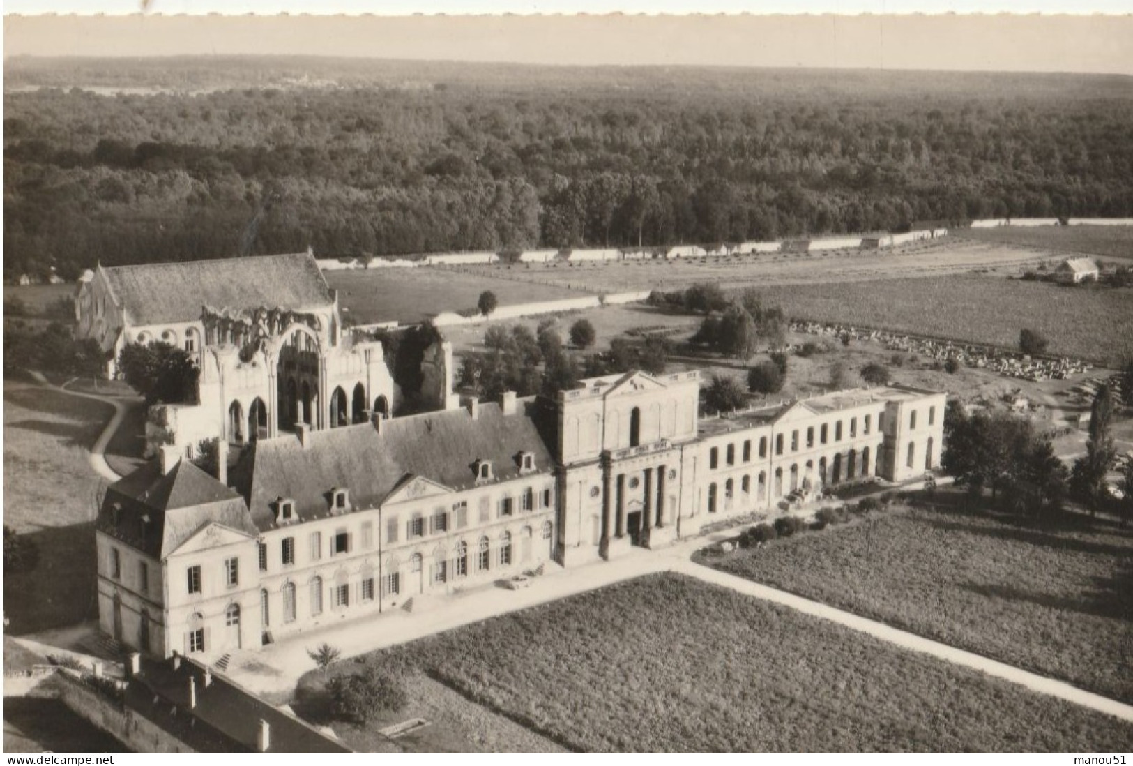 Abbaye D'OURSCAMP - 2 CPSM - Autres & Non Classés