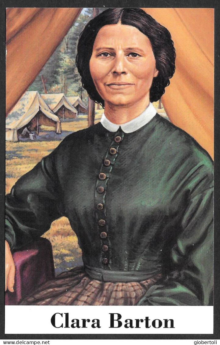 Stati Uniti/United States/États Unis: Intero, Stationery, Entier, Clara Barton, Fondatrice Della Croce Rossa Americana, - Red Cross