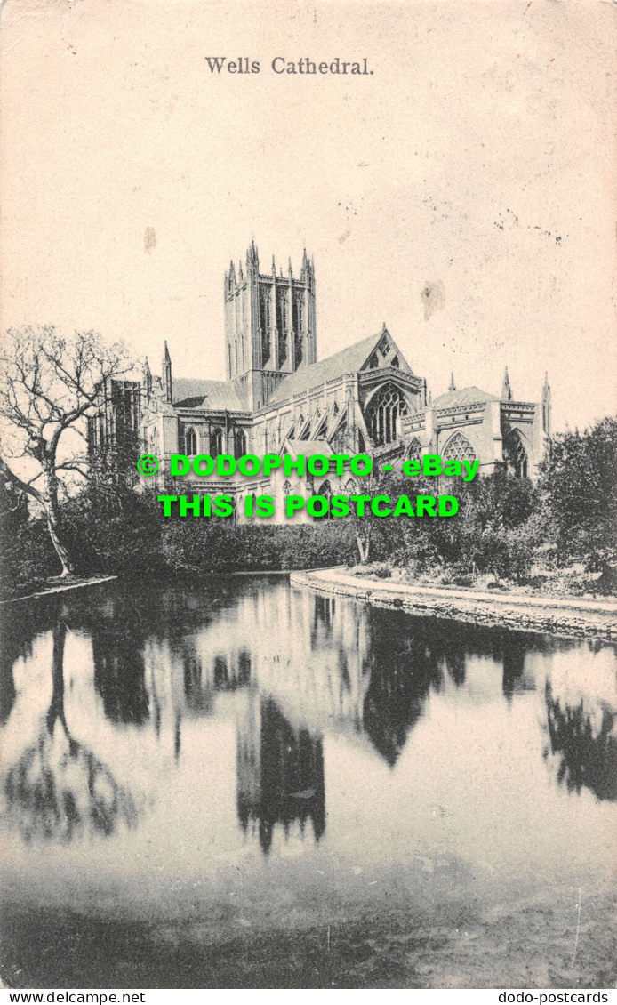 R516170 Wells Cathedral. Postcard. 1908 - Wereld