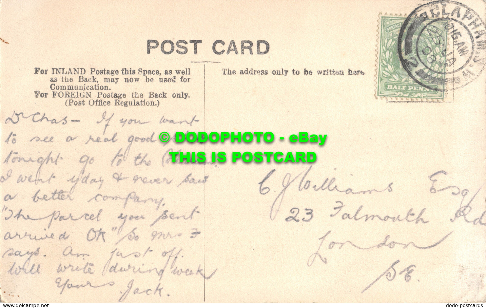 R516170 Wells Cathedral. Postcard. 1908 - Welt