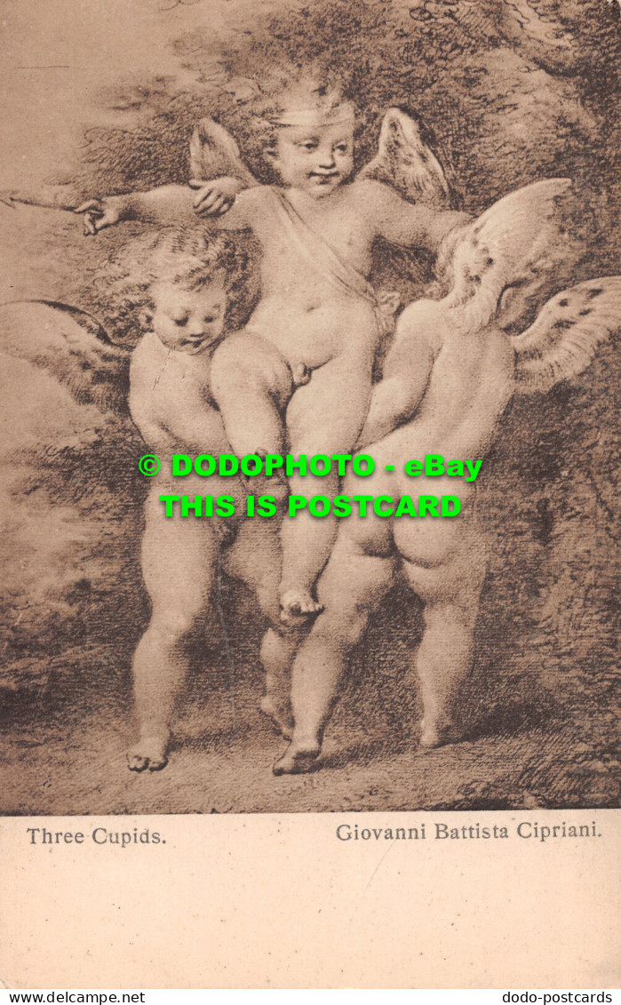 R516399 Three Cupids. Giovanni Battista Cipriani. Eyre And Spottiswoode. Victori - Wereld