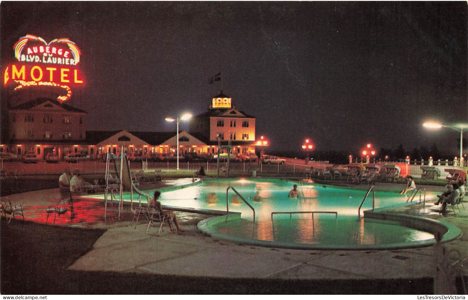 CANADA - Motel - Auberge Du BLVD - Laurier Inc - Quebec Bridge - Quebec 10 Canada - Animé - Carte Postale Ancienne - Andere & Zonder Classificatie