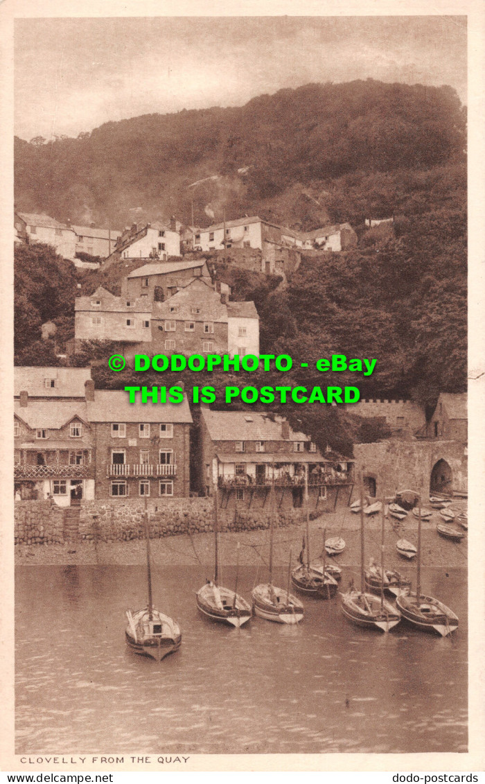 R516402 Clovelly From The Quay. G. S. Reilly. The Majestic Series - Welt