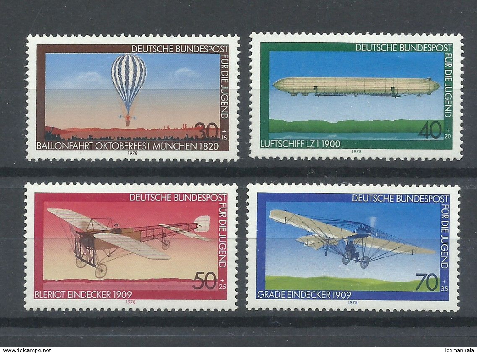 ALEMANIA   YVERT  811/14   MNH  ** - Zeppeline