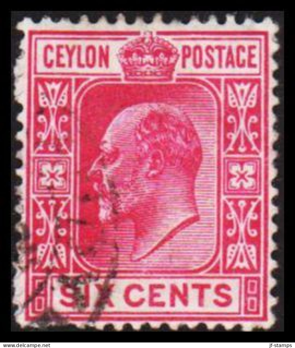 1903-1905. CEYLON. Edward VII. SIX CENTS.  (MICHEL 135) - JF545340 - Ceylan (...-1947)