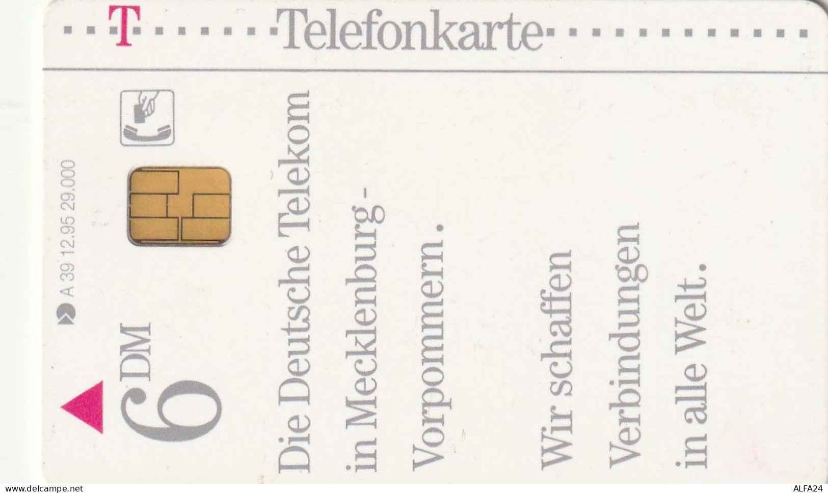 PHONE CARD GERMANIA  SERIE A TIR 29000 (E102.11.4 - A + AD-Series : Publicitaires - D. Telekom AG