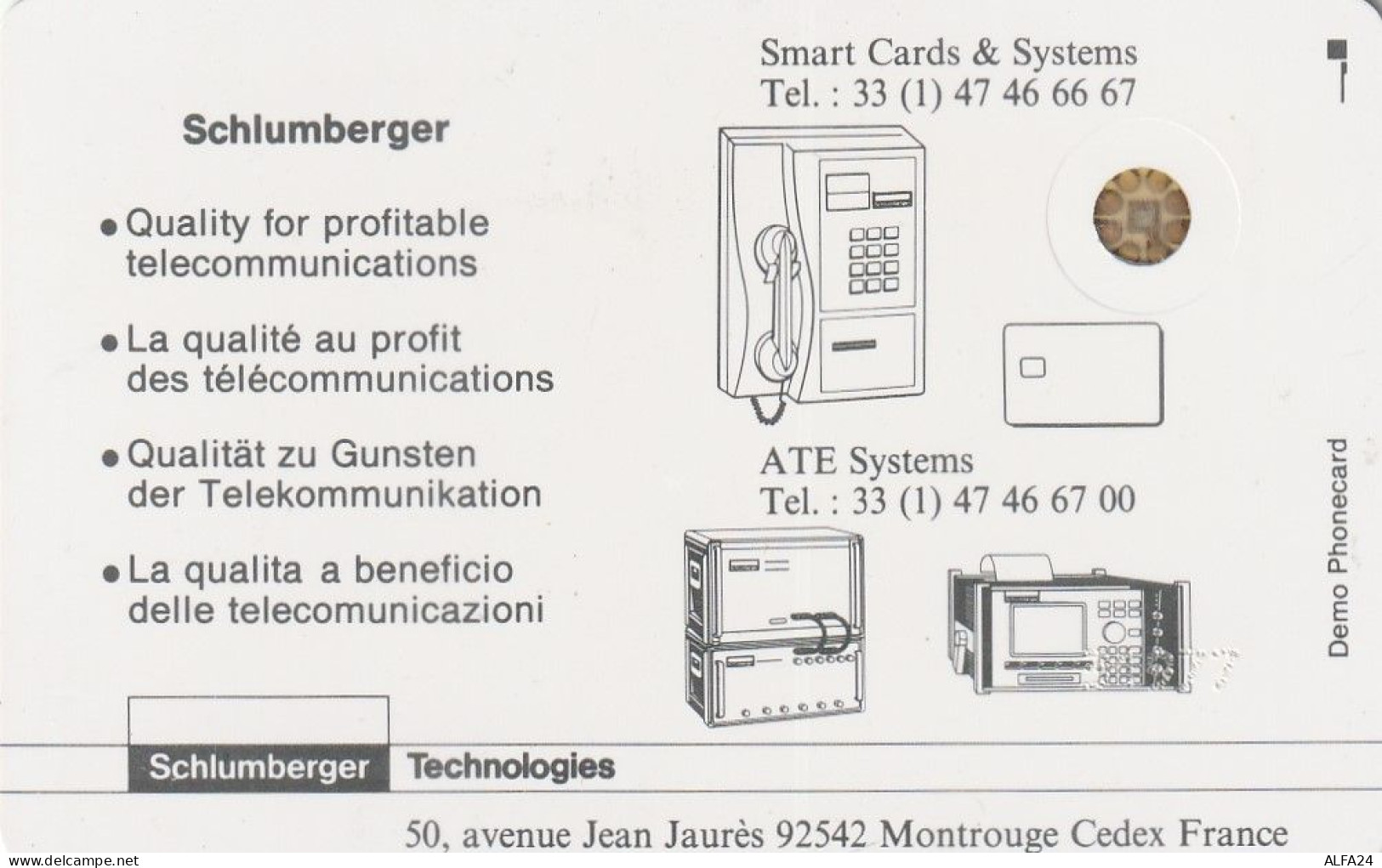 PHONE CARD LIBANO TEST 1991 (E102.8.1 - Lebanon