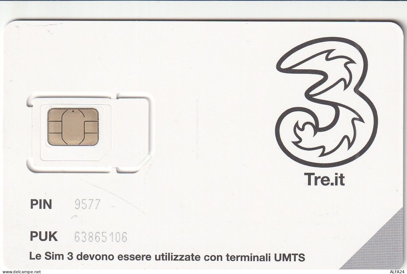 ITALIA GSM SIM TRE (E77.12.5 - Cartes GSM Prépayées & Recharges