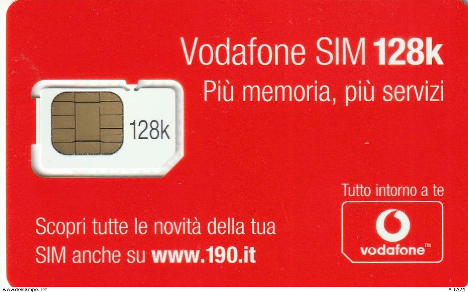 ITALIA GSM SIM VODAFONE (EUSP.33.6 - [2] Handy-, Prepaid- Und Aufladkarten