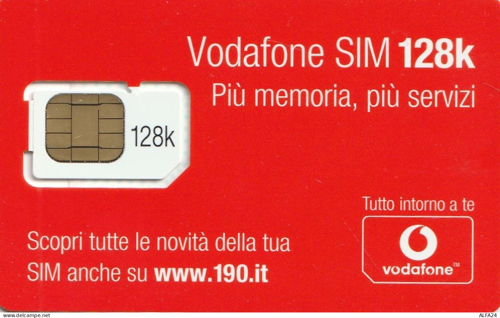 ITALIA GSM SIM VODAFONE (EUSP.32.4 - [2] Tarjetas Móviles, Prepagadas & Recargos