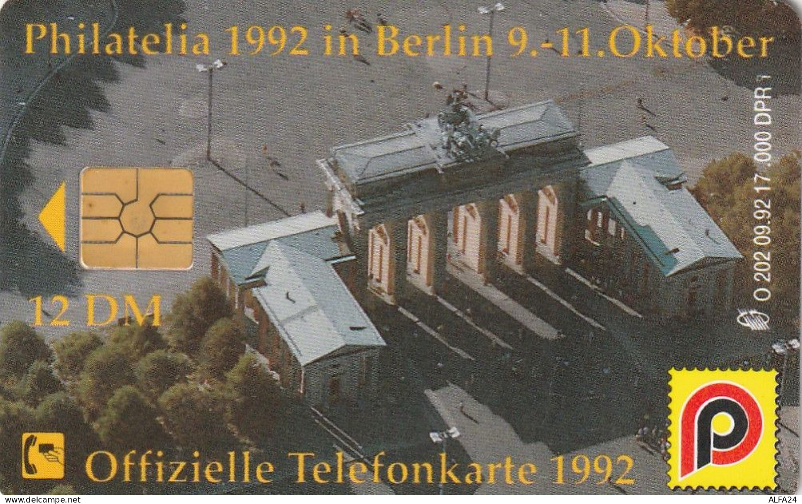 PHONE CARD GERMANIA SERIE O TIR 17000 (E98.19.3 - O-Serie : Serie Clienti Esclusi Dal Servizio Delle Collezioni