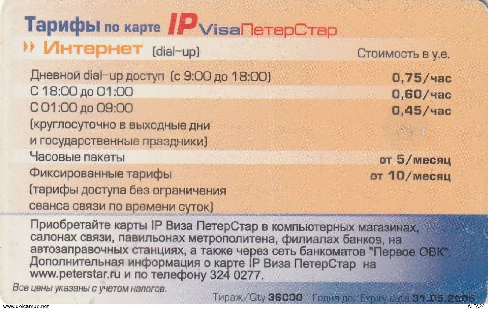 PHONE CARD RUSSIA Sankt Petersburg Taxophones (E99.5.5 - Russia