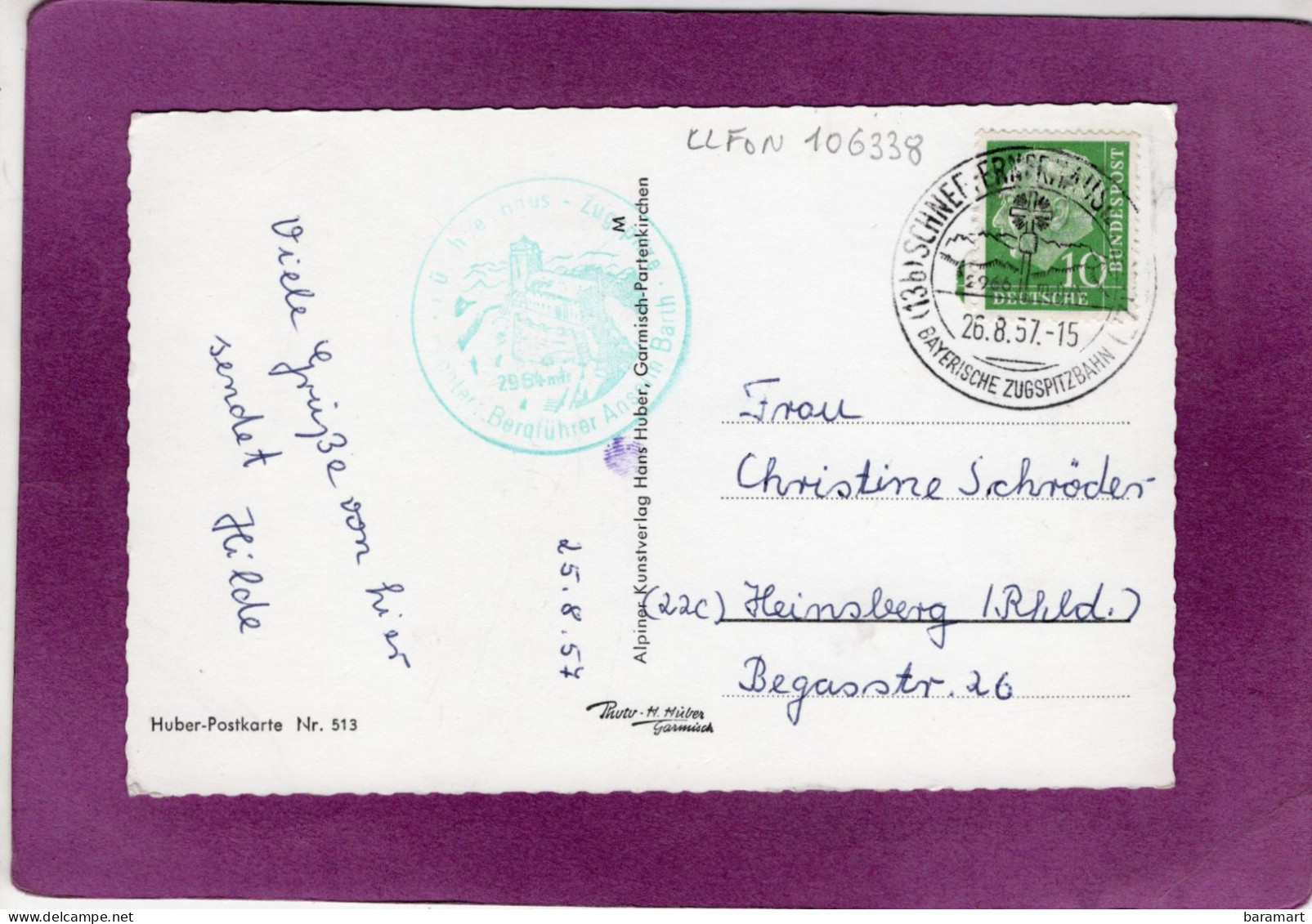 Zugspitzgipfel 2964 M Gegen Dreitorspitze U. Karwendelgebirge - Autres & Non Classés