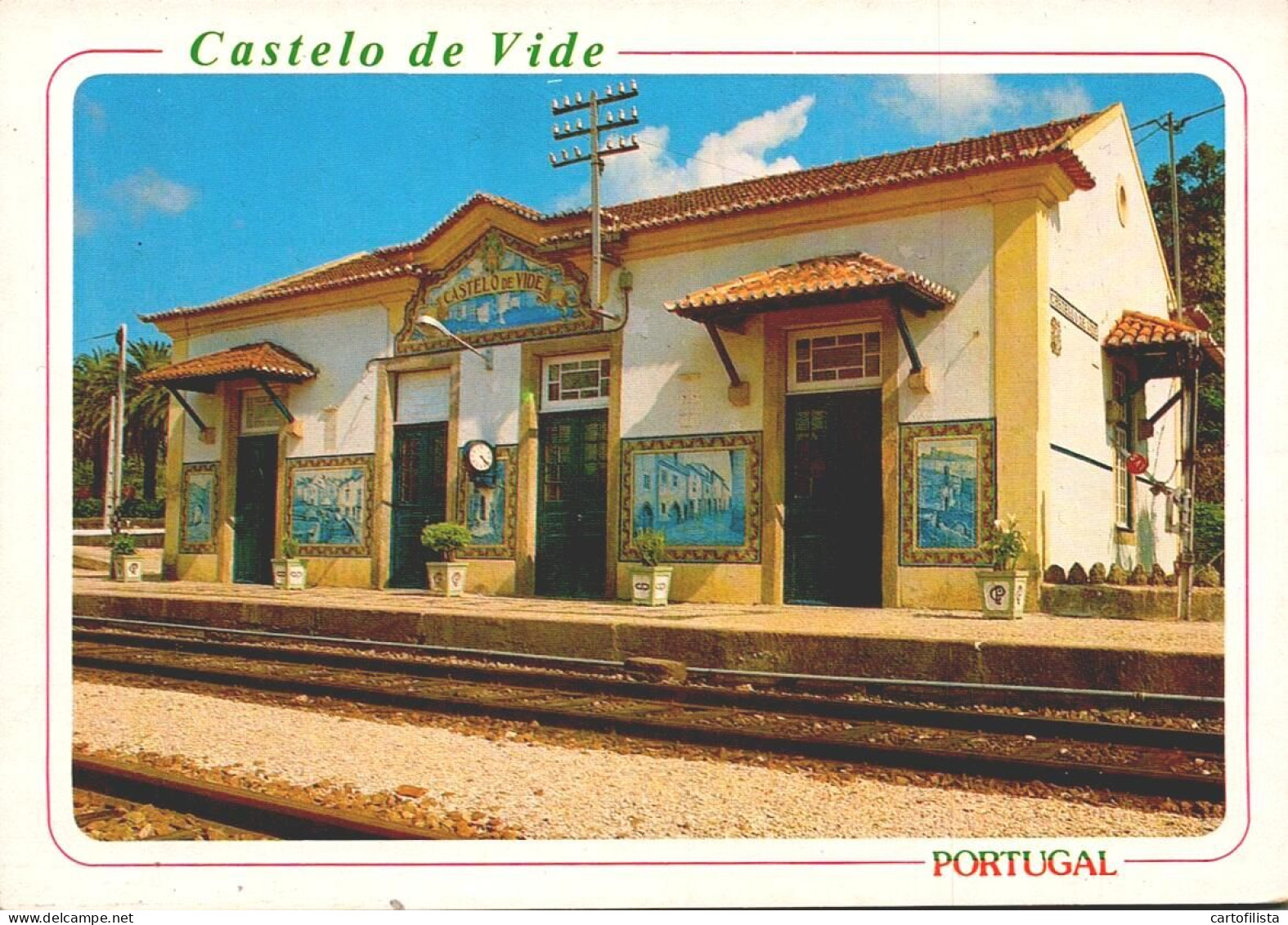 CASTELO DE VIDE - Estação De Caminho De Ferro  ( 2 Scans ) - Portalegre