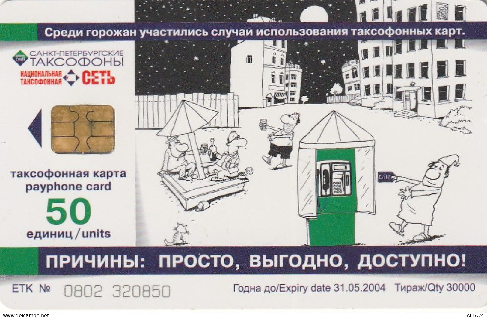 PHONE CARD RUSSIA Sankt Petersburg Taxophones (E111.29.7 - Russie