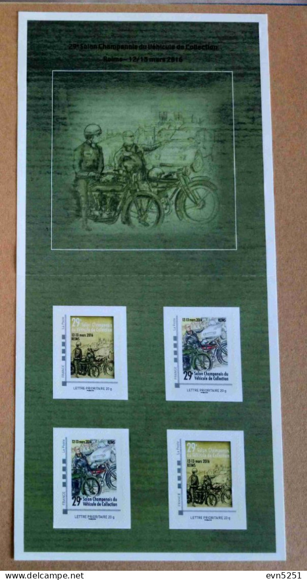 COL-08b : 29ème Salon Champenois Du Véhicule De Collection (autocollants / Autoadhésifs) - Unused Stamps