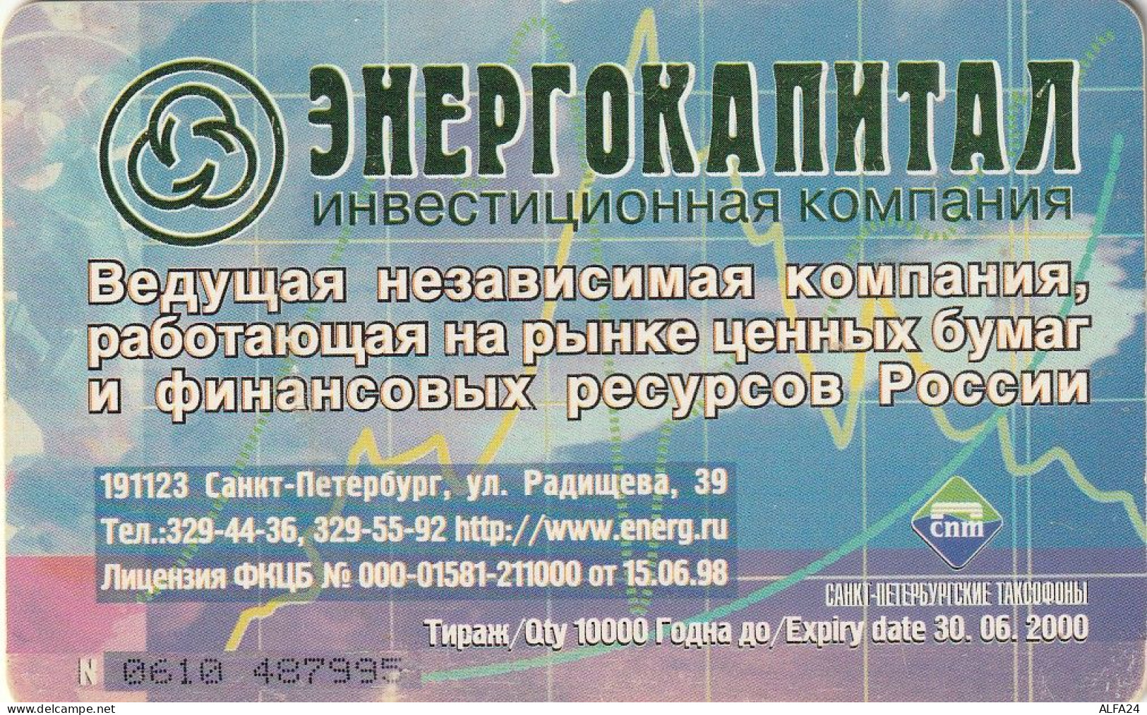 PHONE CARD RUSSIA Sankt Petersburg Taxophones (E111.2.8 - Rusland