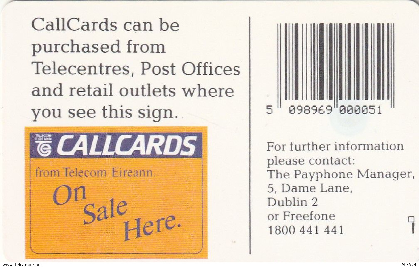 PHONE CARD IRLANDA  (E86.13.1 - Irlanda