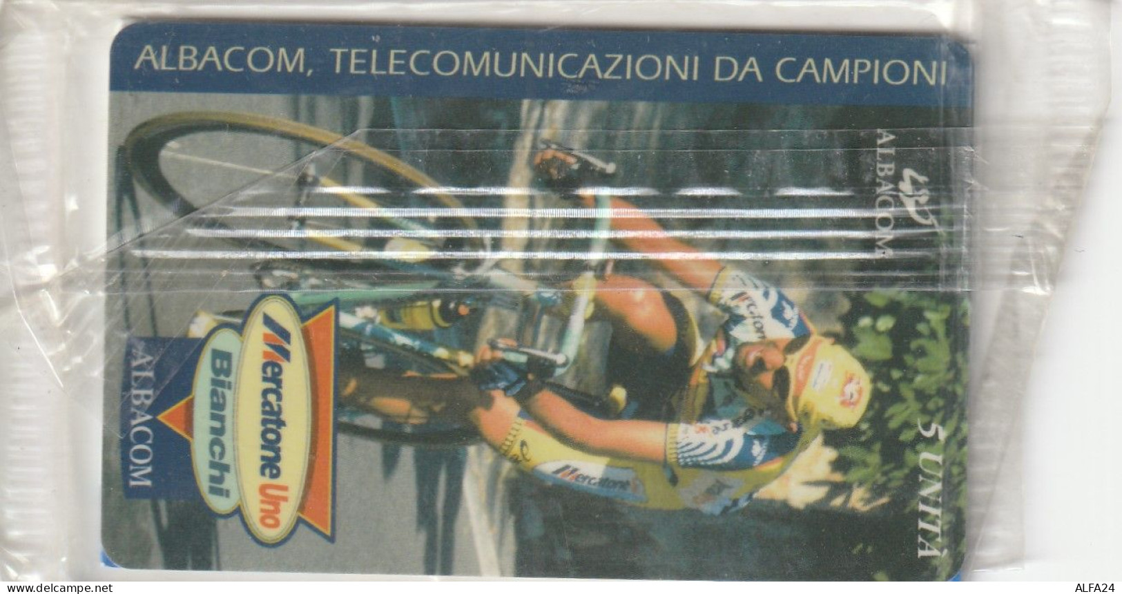 PREPAID PHONE CARD ITALIA ALBACOM (E87.4.4 - [2] Sim Cards, Prepaid & Refills