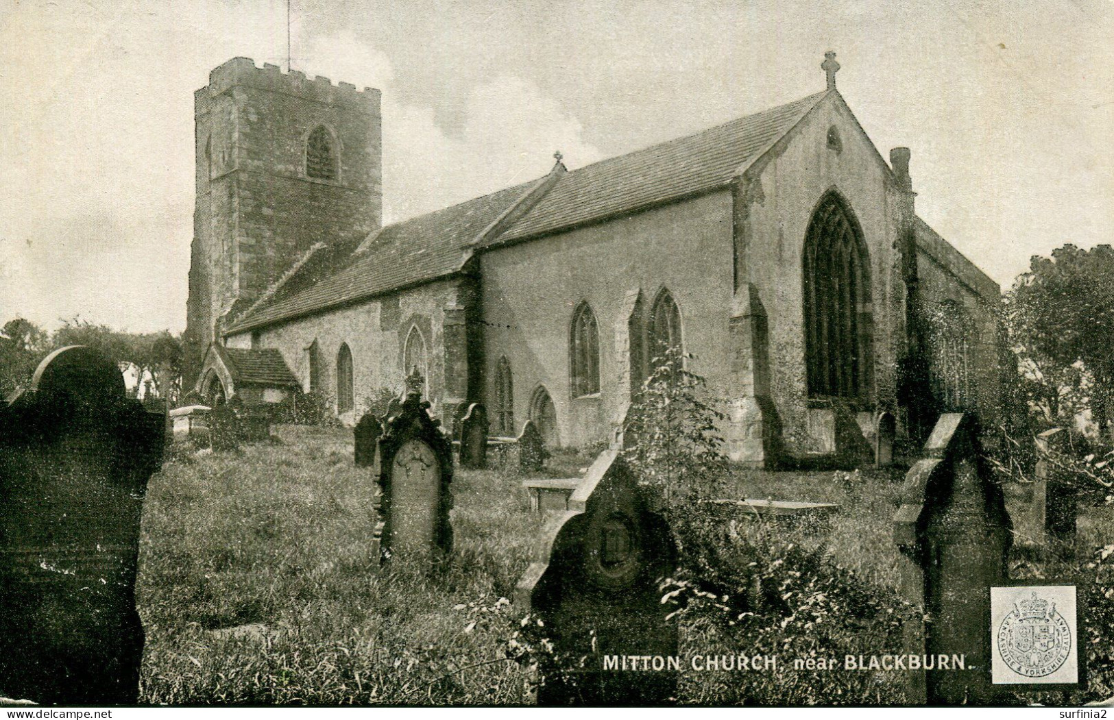 LANCS - MITTON CHURCH - LANCASHIRE AND YORKSHIRE RAILWAY OFFICIAL La4385 - Altri & Non Classificati