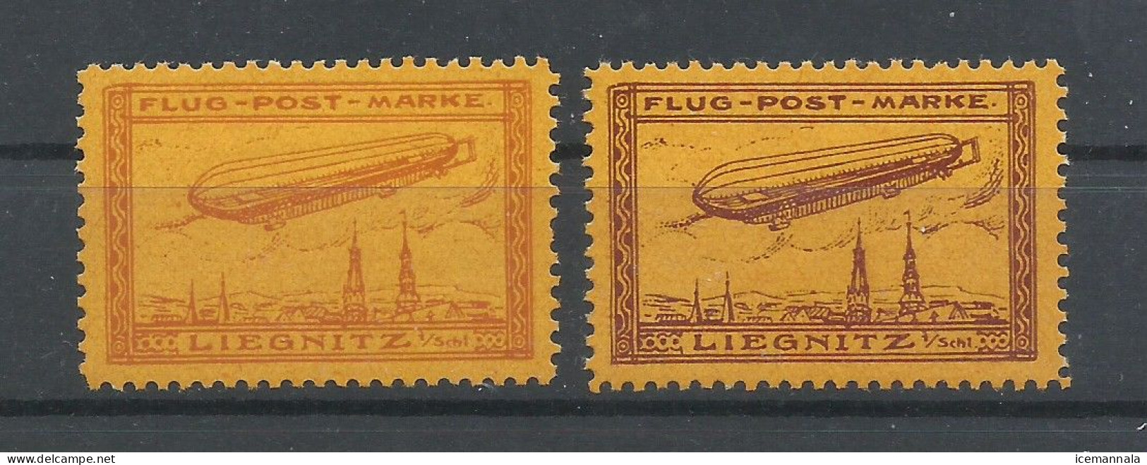 ALEMANIA  MICHEL  11A/B  MNH  ** - Zeppelins