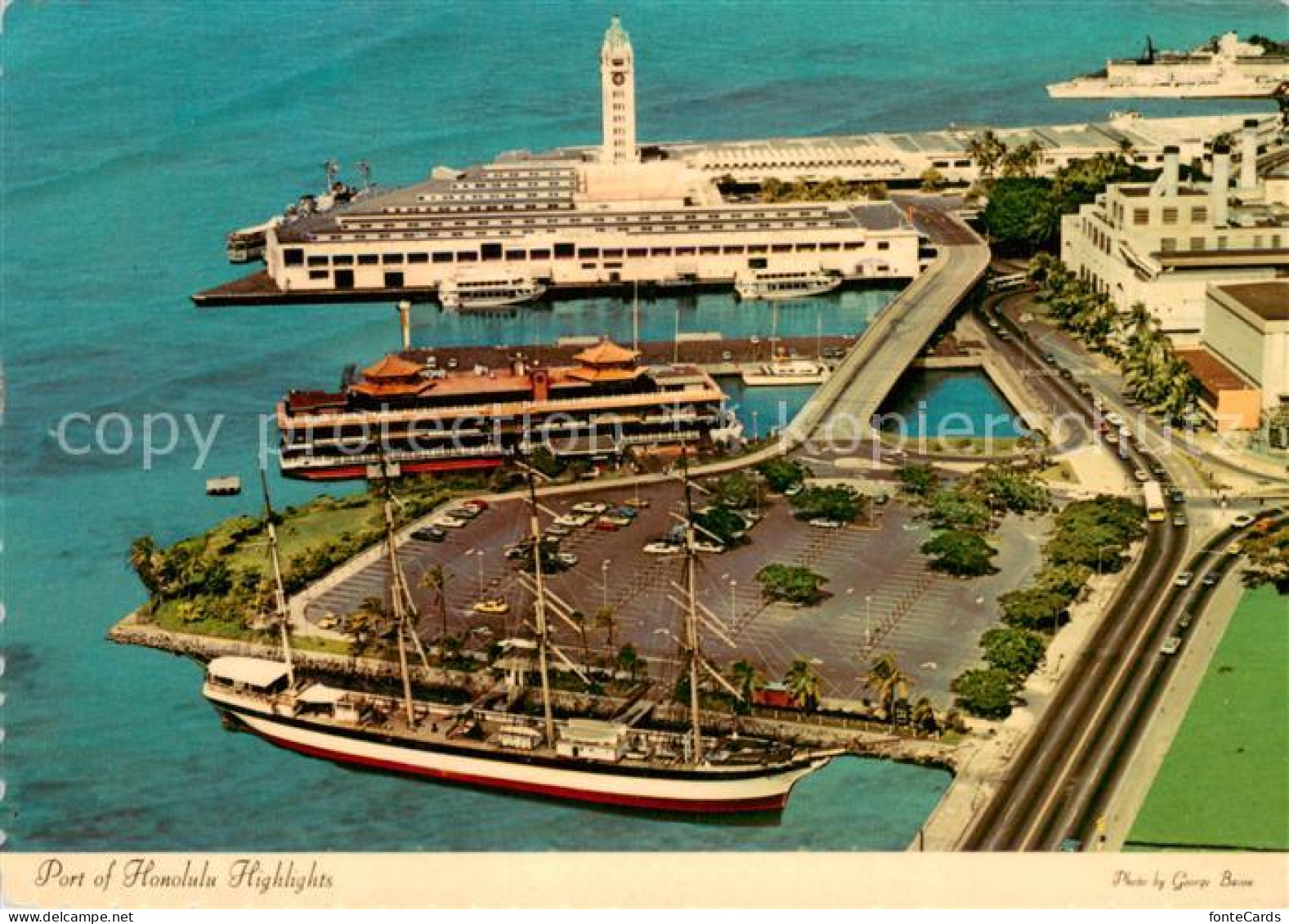 13664200 Honolulu Harbor Aerial View - Other & Unclassified