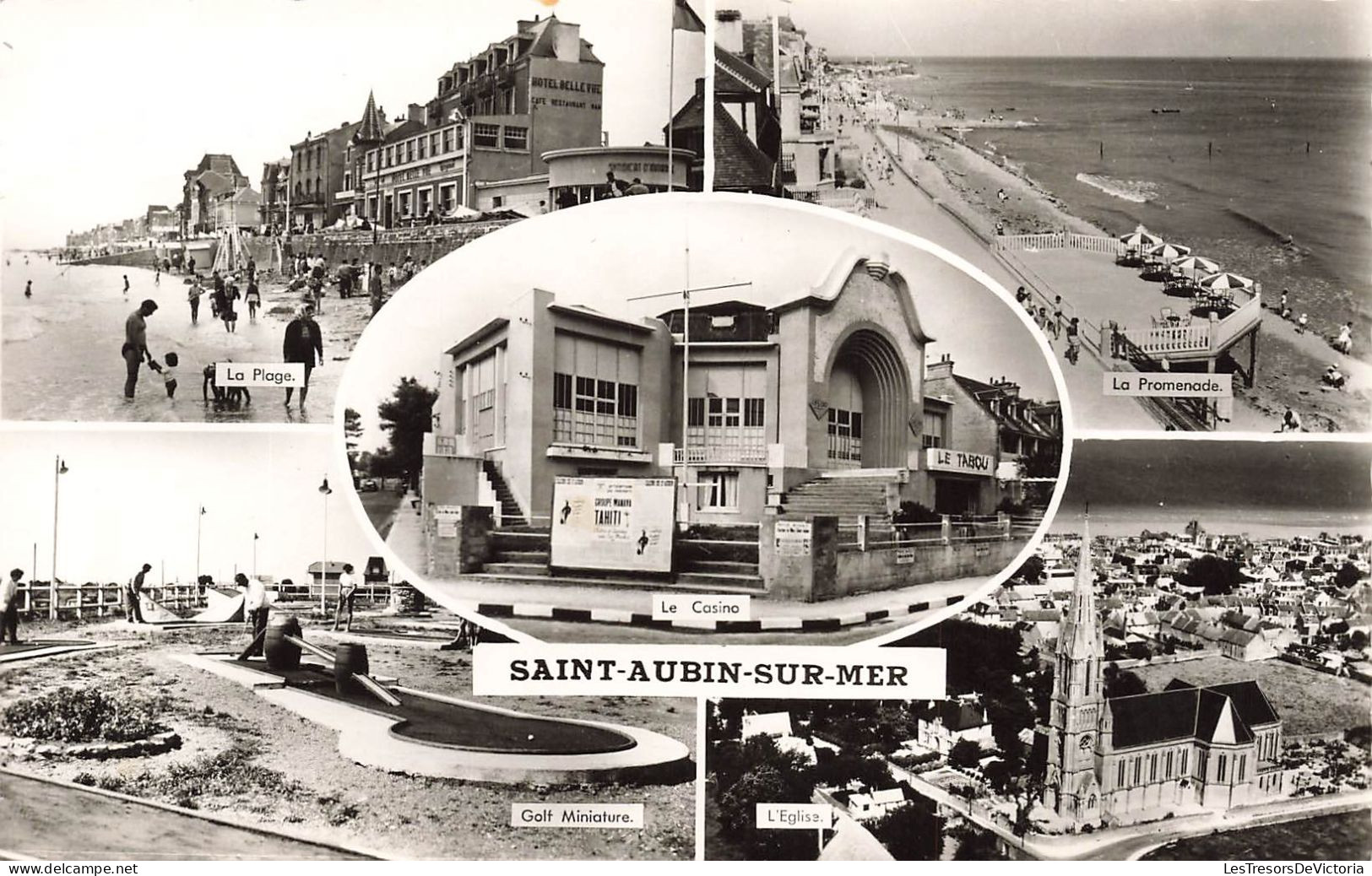 FRANCE - Saint Aubin Sur Mer - Multivues  - Carte Postale Ancienne - Saint Aubin