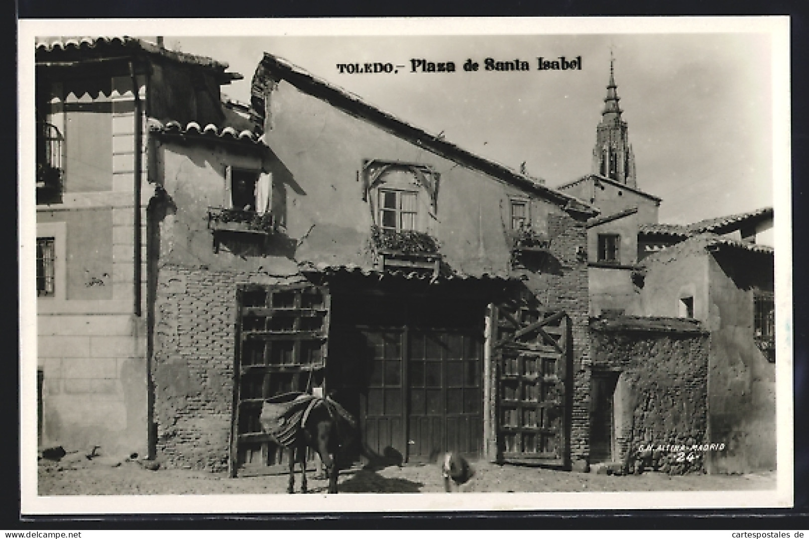 Postal Toledo, Plaza De Santa Isabel  - Toledo