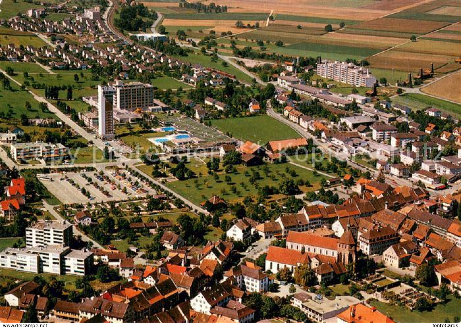 13660763 Zurzach Thermalbad Fliegeraufnahme Zurzach - Sonstige & Ohne Zuordnung