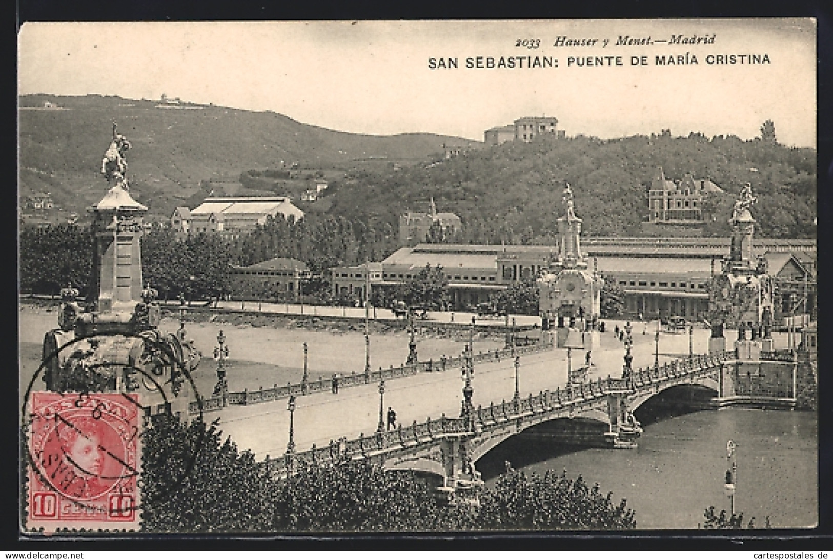 Postal San Sebastian, Puente De María Cristina  - Guipúzcoa (San Sebastián)