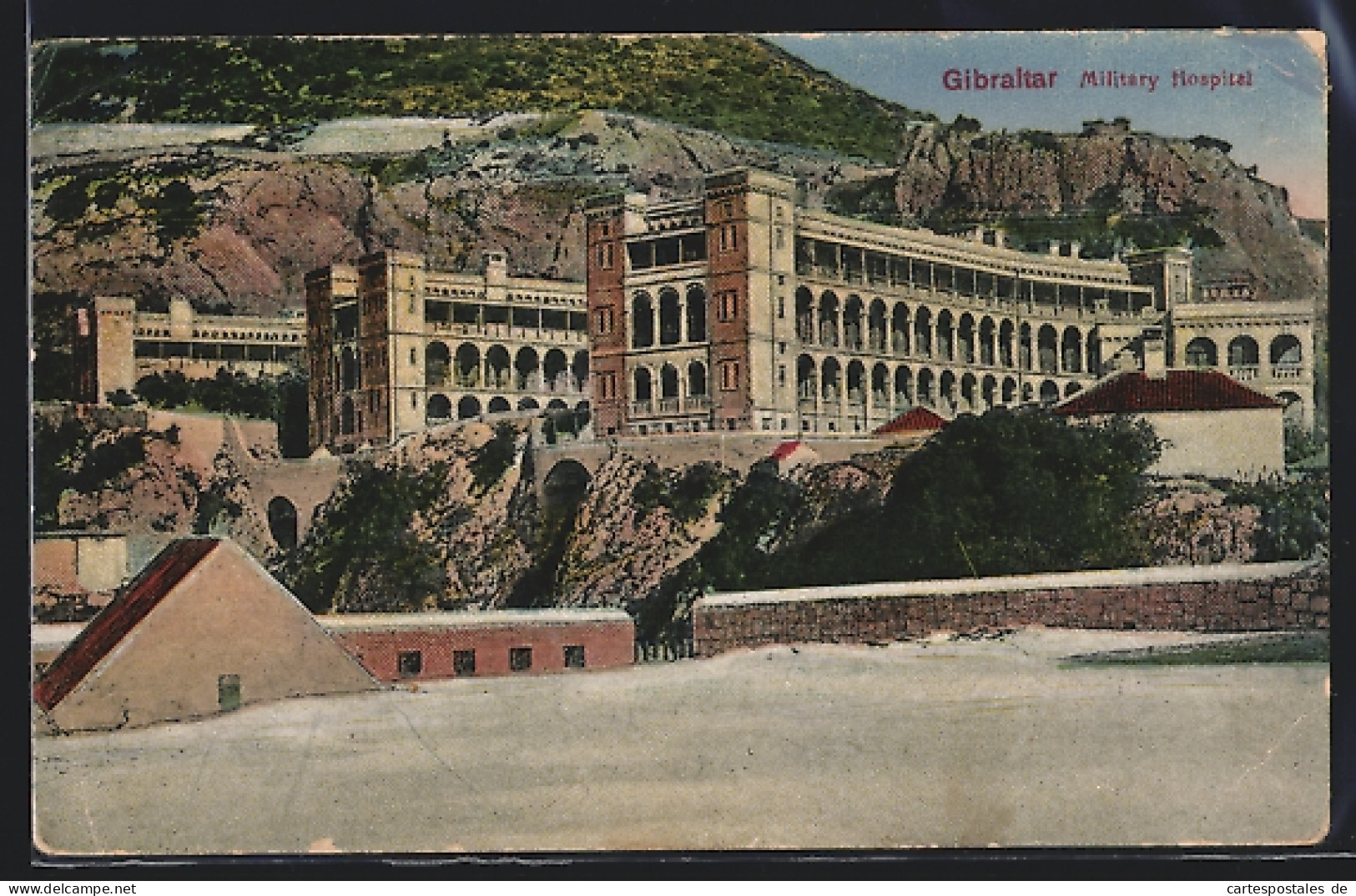 Postal Gibraltar, Military Hospital  - Gibilterra