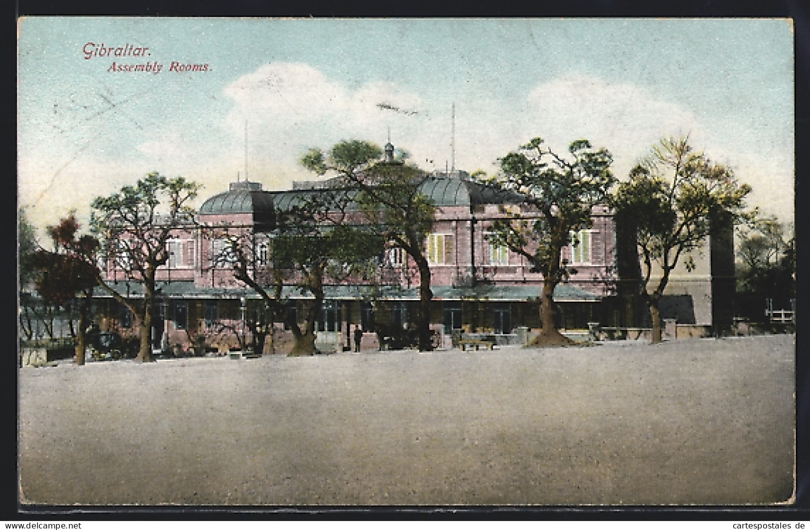 Postal Gibraltar, View Of The Assembly Rooms  - Gibilterra