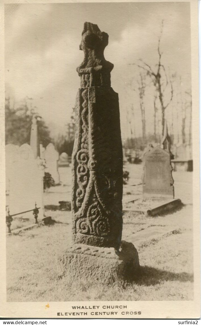 LANCS - WHALLEY CHURCH - ELEVENTH CENTURY CROSS  La4387 - Altri & Non Classificati