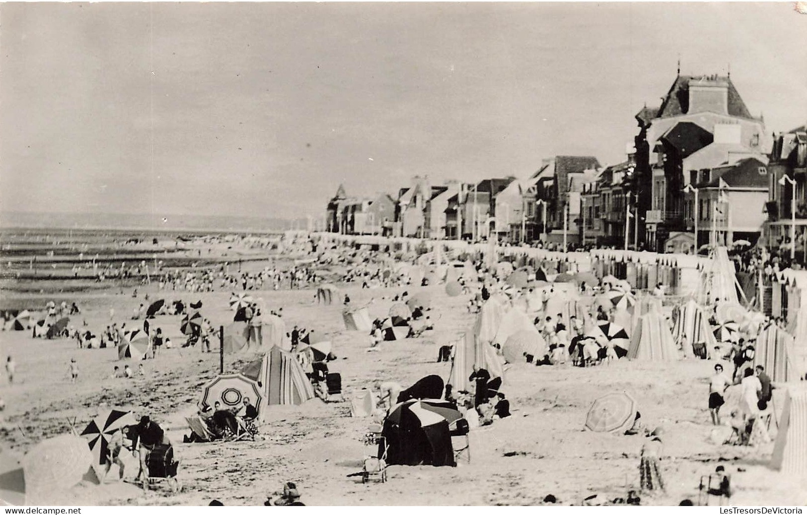 FRANCE - Saint Aubin Sur Mer - Vue Générale De La Plage - Animé  - Carte Postale Ancienne - Saint Aubin