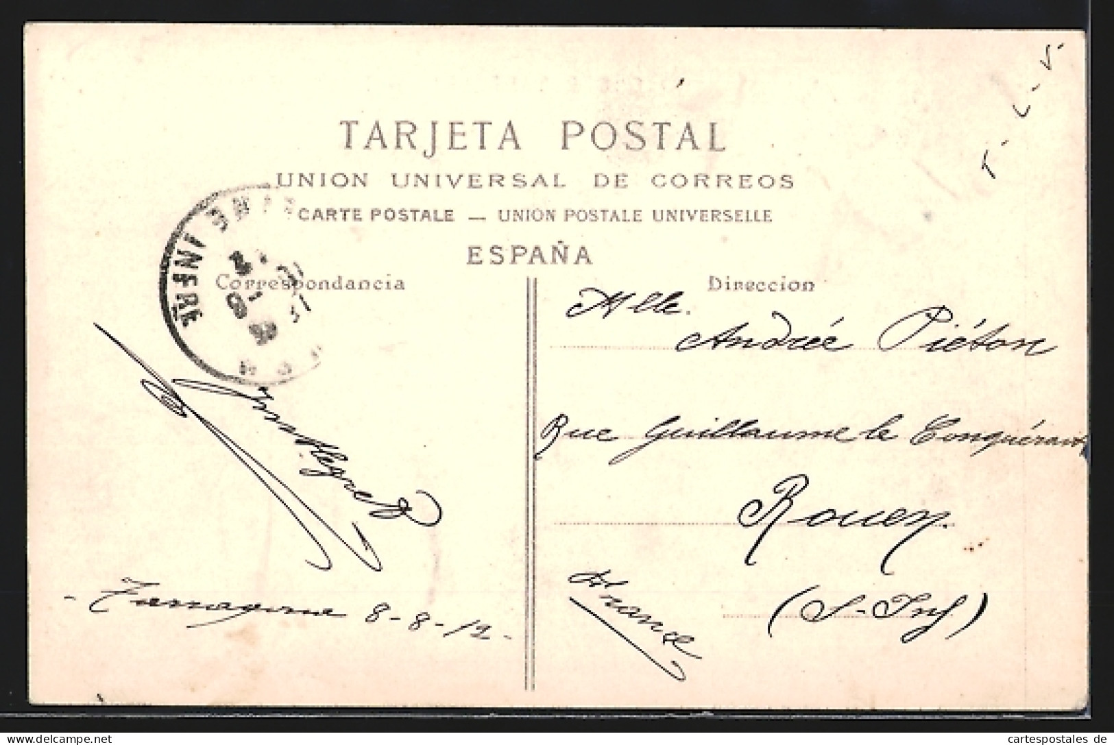 Postal Tarragona, Detalle Del Puerto  - Tarragona