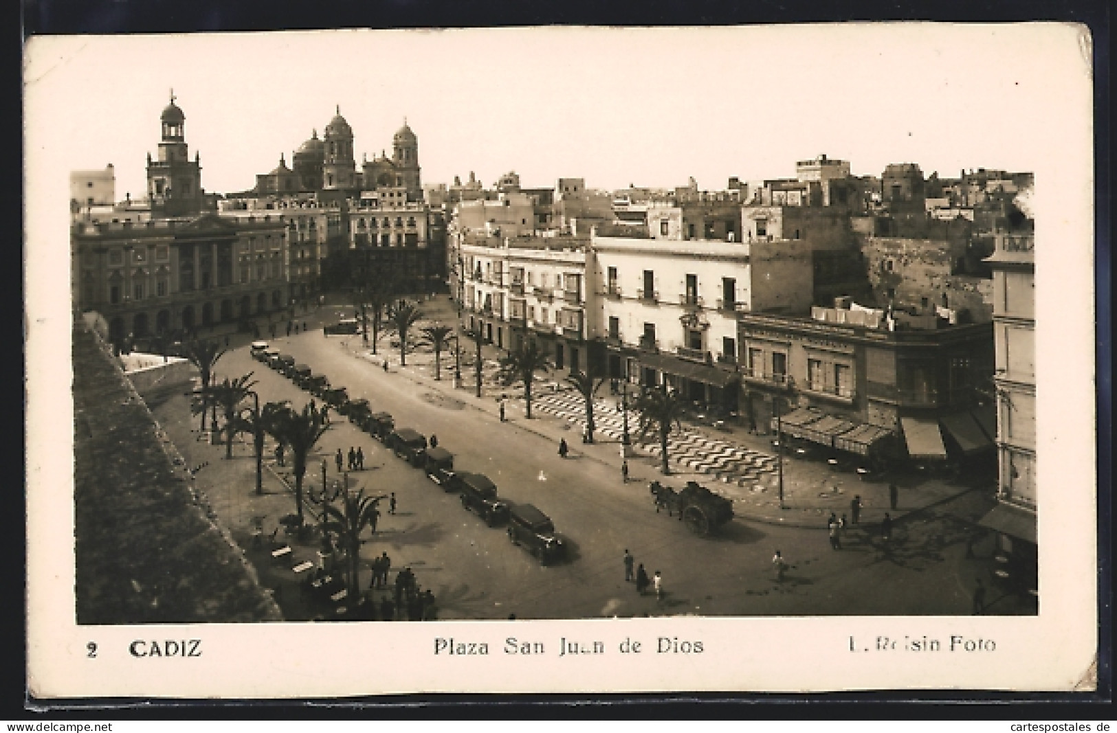 Postal Cadiz, Plaza San Juan De Dios  - Cádiz