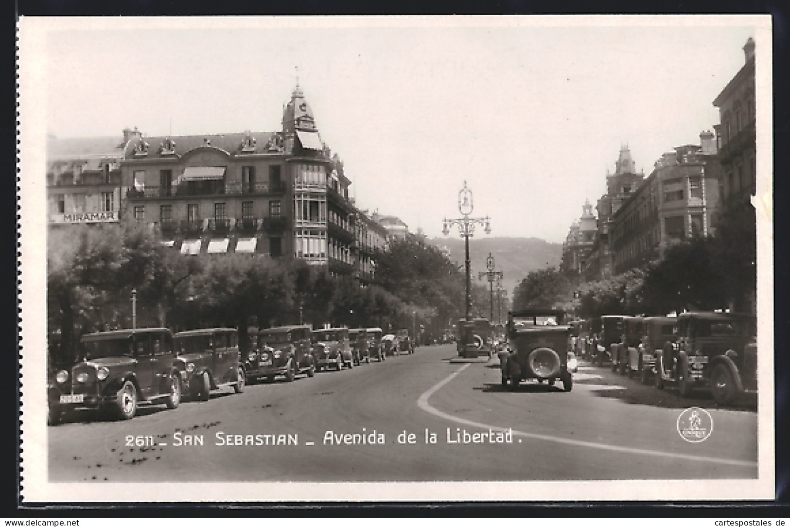 Postal San Sebastian, Avenida De La Libertad  - Guipúzcoa (San Sebastián)