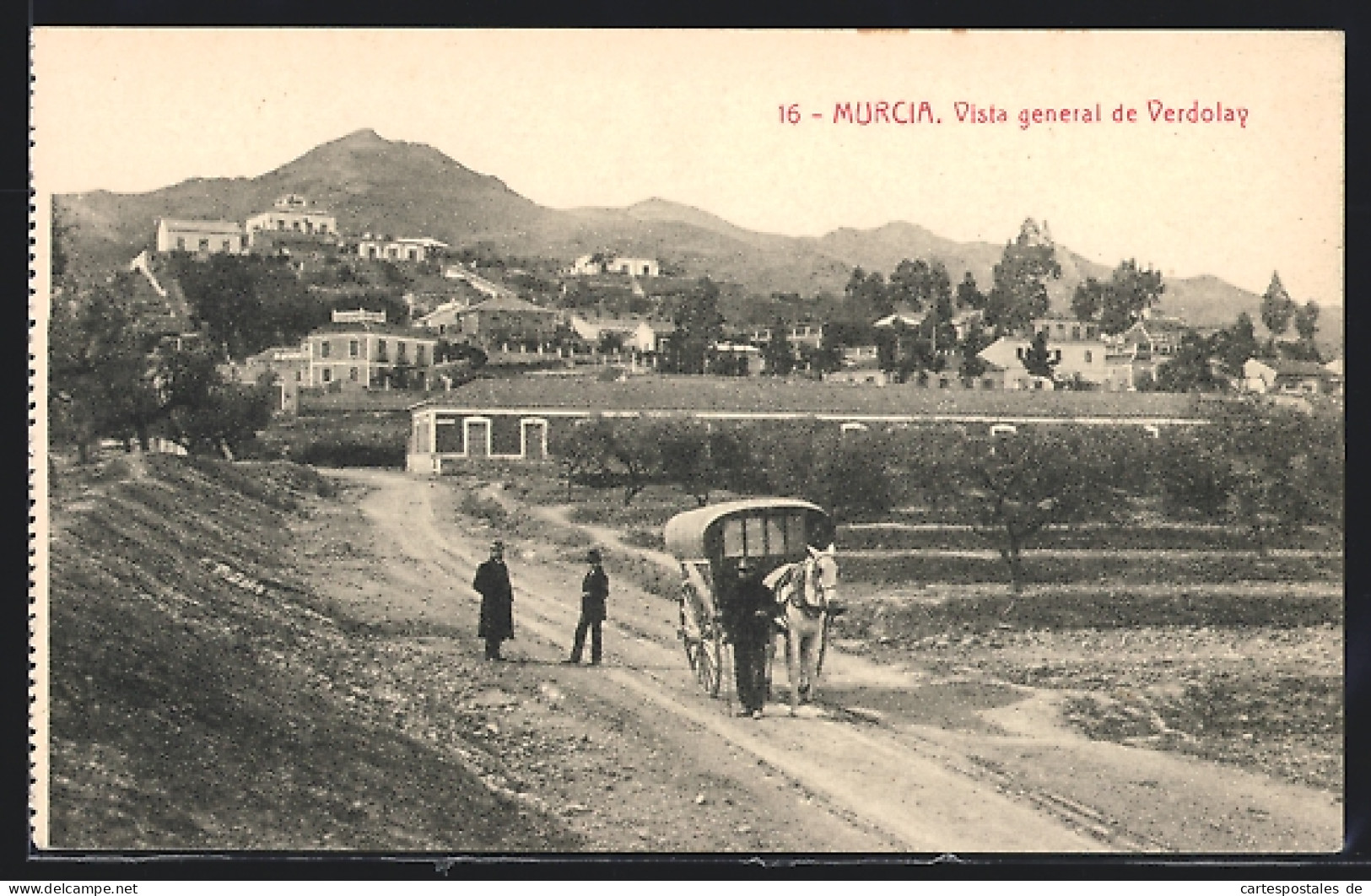 Postal Murcia, Vista General De Verdolay  - Murcia