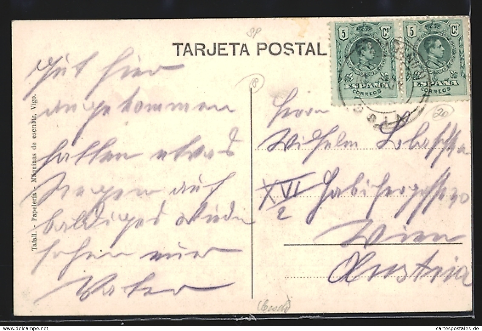 Postal Vigo, Vista General De La Ribera  - Sonstige & Ohne Zuordnung