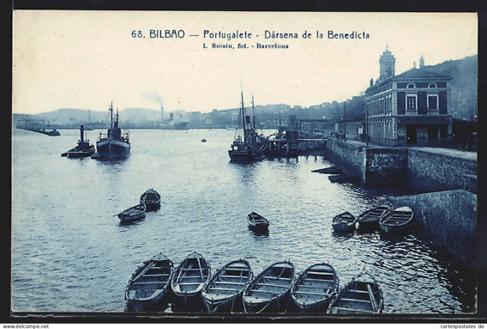 Postal Bilbao, Portugalete, Dársena De La Benedicta  - Vizcaya (Bilbao)
