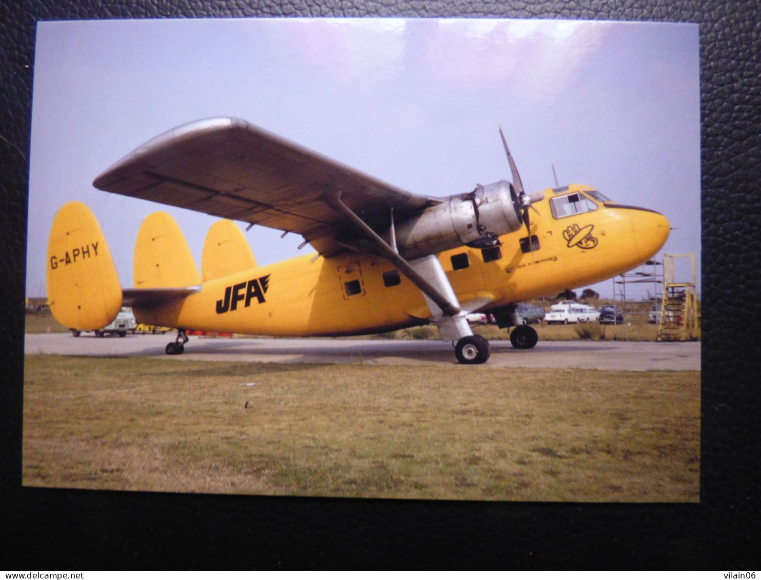 JF AIRLINES   SCOTTISH AVIATION TWIN PIONEER   G-APHY - 1946-....: Moderne