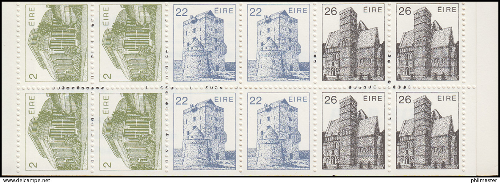 Irland-Markenheftchen 9 Architektur 1985, ** Postfrisch - Postzegelboekjes