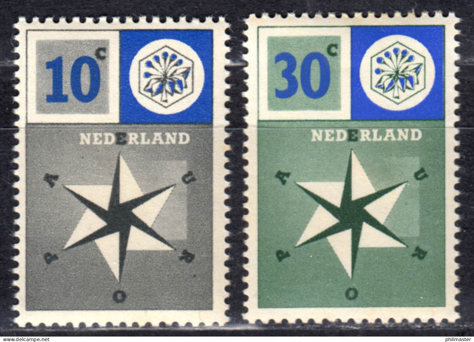 Europaunion 1957 Niederlande 704-705, Satz ** / MNH - Autres & Non Classés