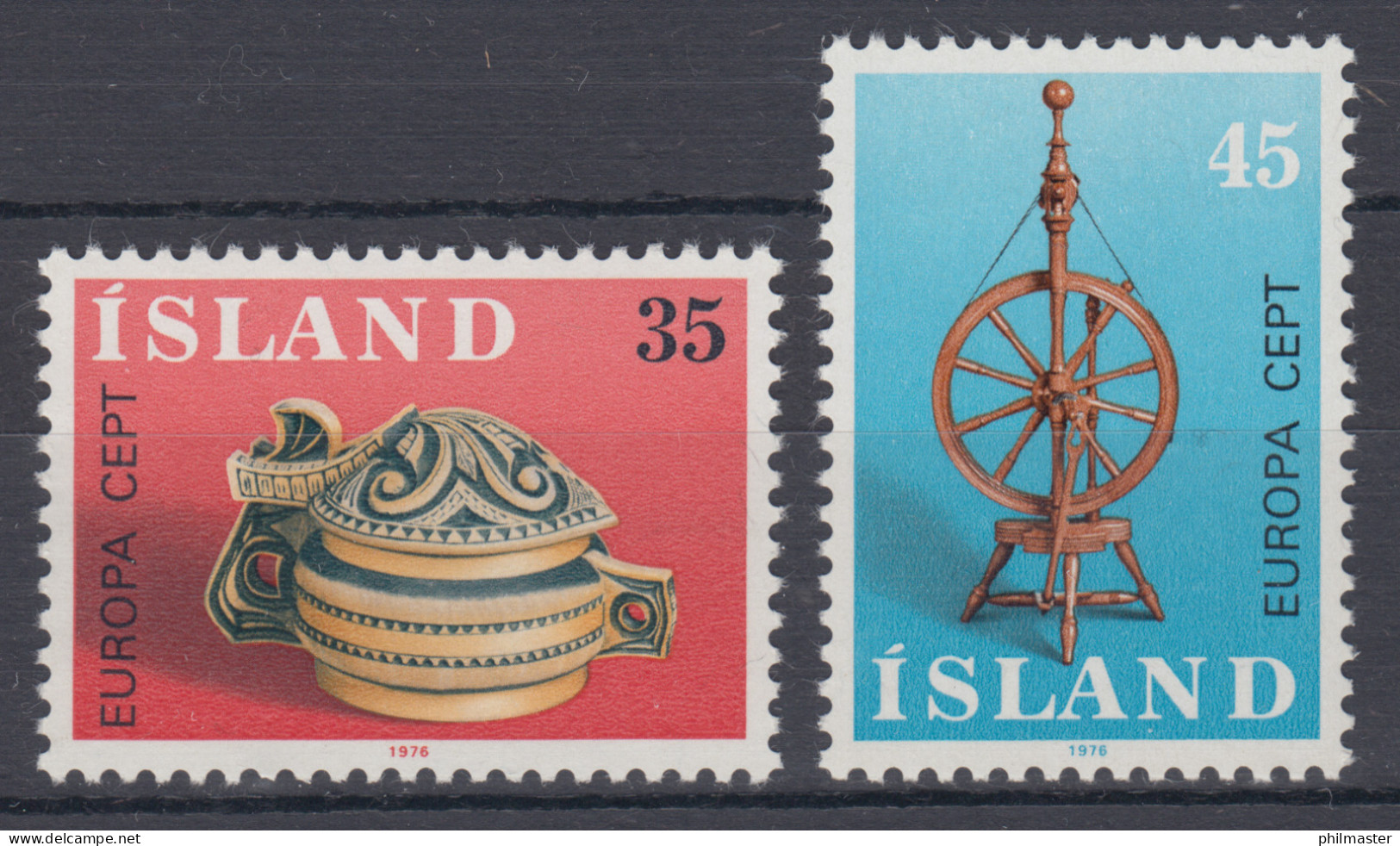 Europaunion 1976 Island 514-515, Satz ** / MNH - Sonstige & Ohne Zuordnung