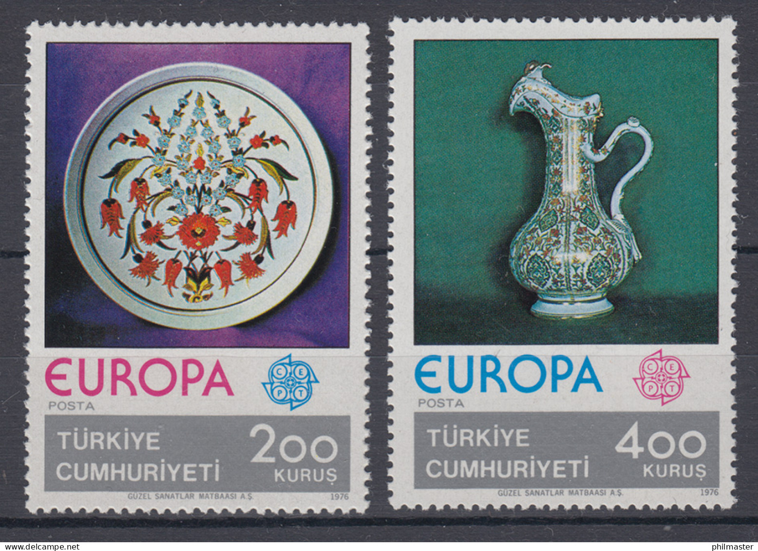 Europaunion 1976 Türkei 2385-2386, Satz ** / MNH - Altri & Non Classificati