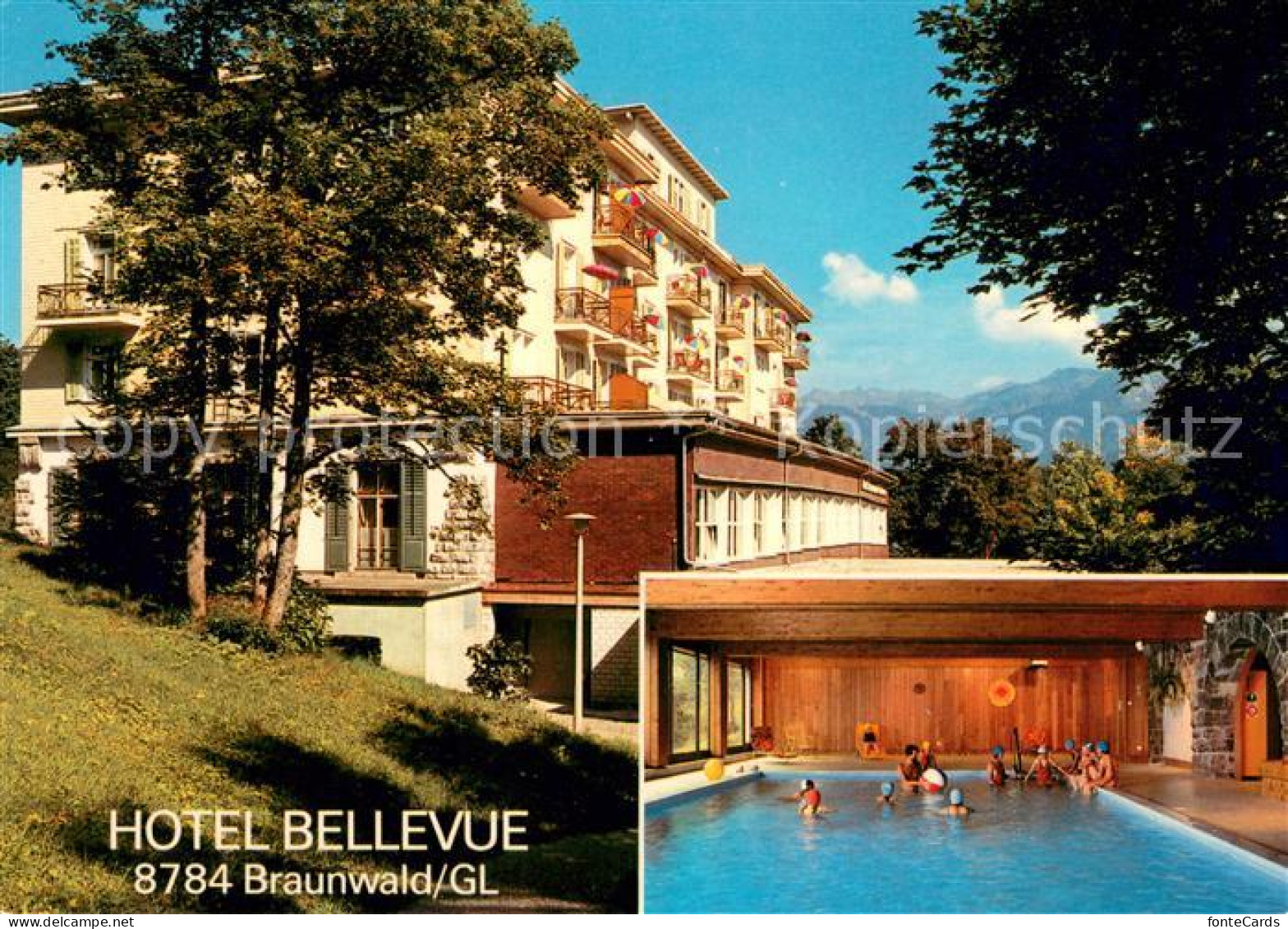 13657011 Braunwald GL Hotel Bellevue Mit Hallenbad Braunwald GL - Autres & Non Classés