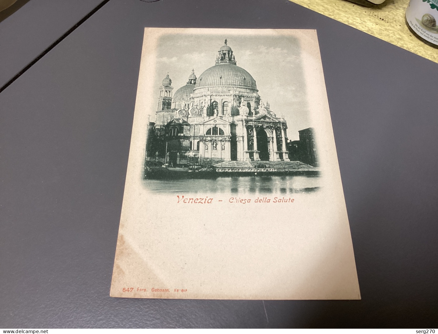 1900) Italy Italia Venezia CHIESA S. MARIA DELLA SALUTE - Venezia (Venedig)